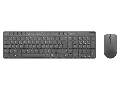 Lenovo Professional Ultraslim Wireless Combo Keyboard and Mouse - Swiss French/German